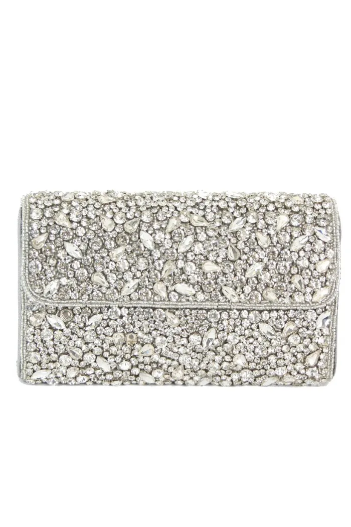 Rhinestone Embellished Clutch