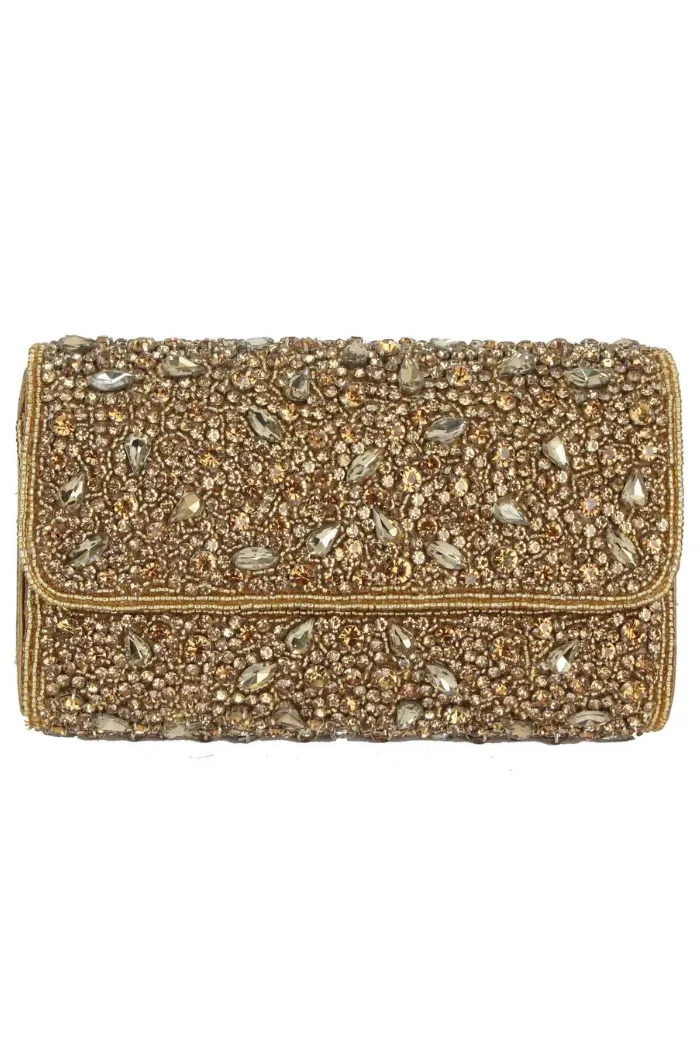 Rhinestone Embellished Clutch