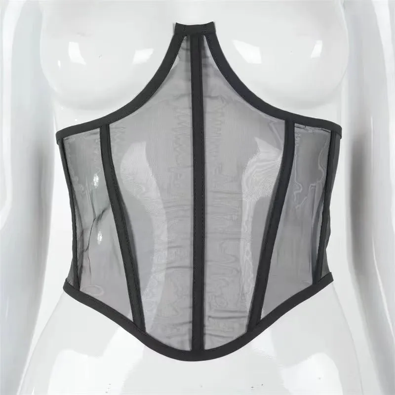 See Through Underbust Corset