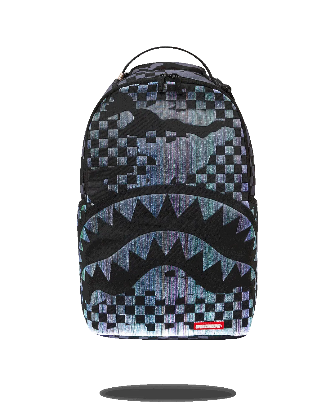 Sprayground Kids Fiber Optics 3am The Party Never Stops DLXSR Backpack in Black