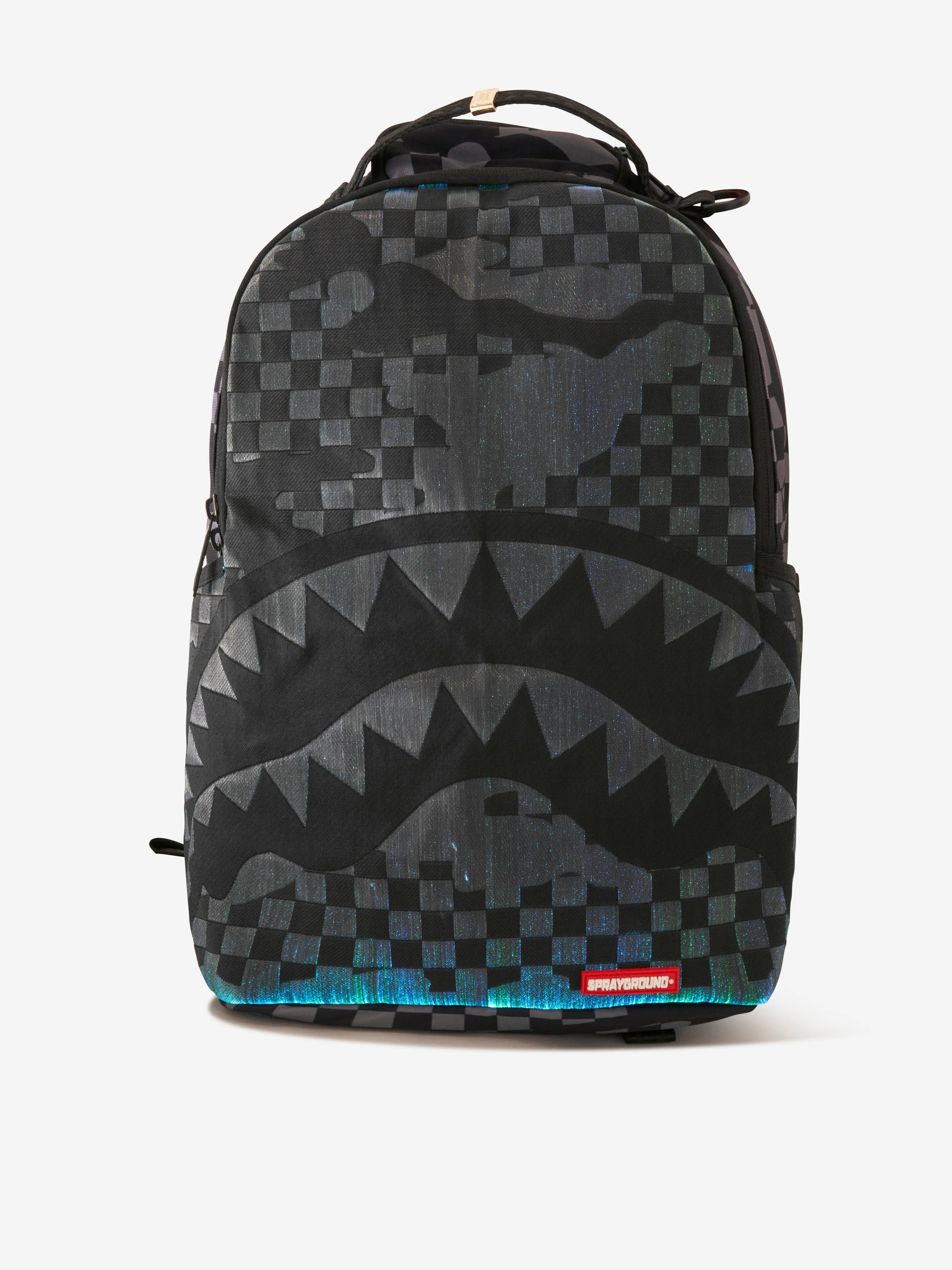 Sprayground Kids Fiber Optics 3am The Party Never Stops DLXSR Backpack in Black