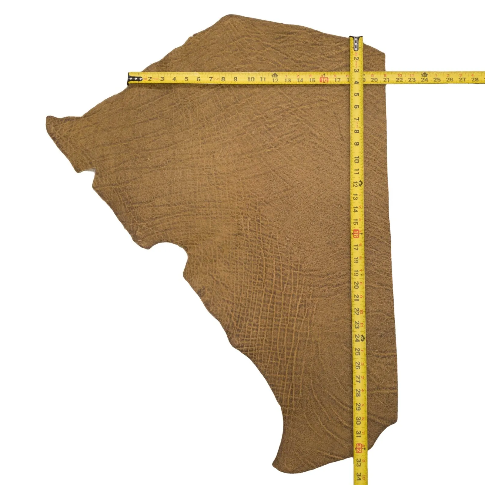 Sub-Saharan Tan, 4-5 oz, 1-4 Sq Ft, Genuine Elephant Hides