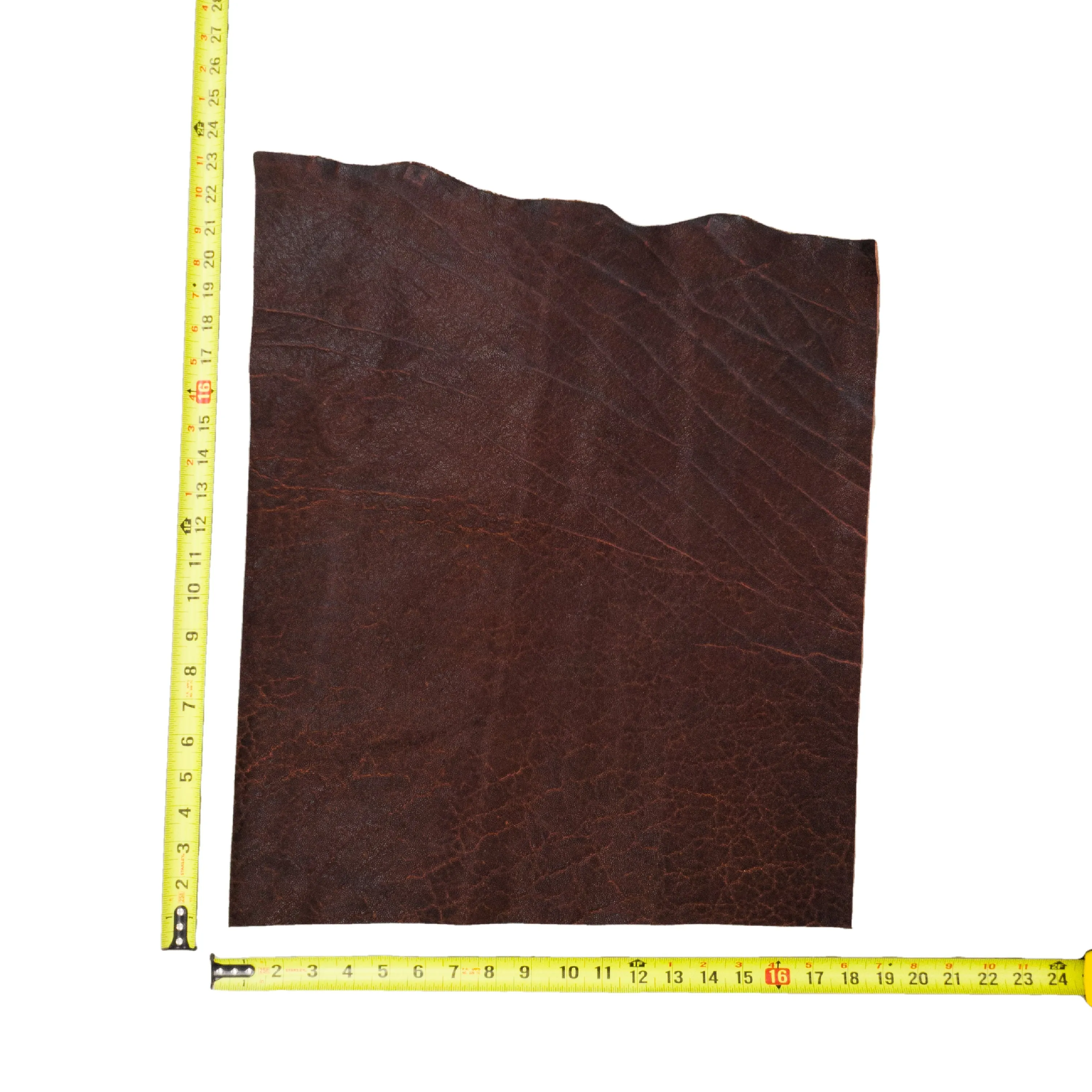 Zimbabwe Brown, 4-5 oz, 2-3 Sq Ft, Genuine Elephant Hides